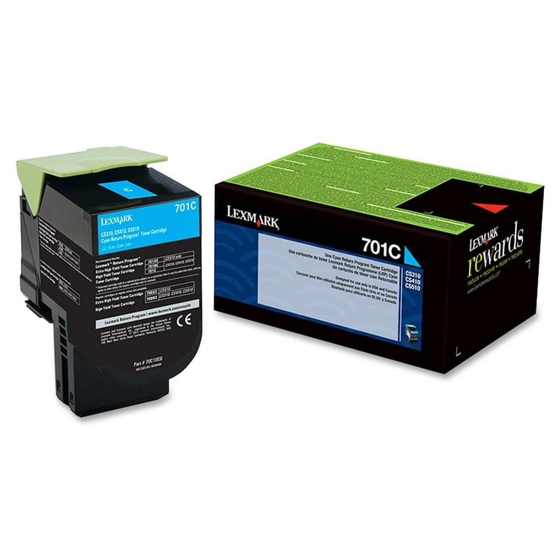Lexmark Unison 701C Toner Cartridge - Thumbnail 1