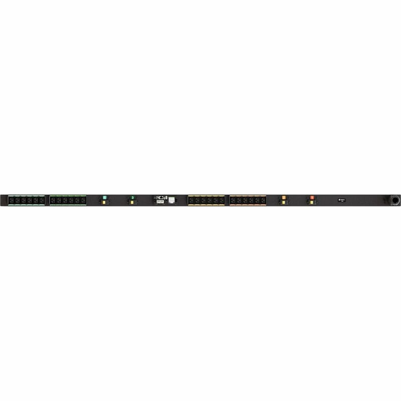 Vertiv PowerIT VP4U60A1 Upgradeable Monitored Input Level HD rPDU, Vertical, Single Phase, 24 Combination C13/C19 Outlets, 60/63A, 240V, 0U - Thumbnail 2