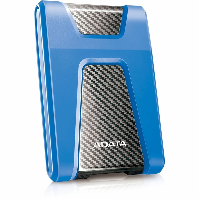 Adata DashDrive Durable HD650 2 TB Portable Hard Drive - External - Blue - Thumbnail 1