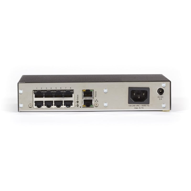 Black Box DKM Compact KVM Matrix Switch - Redundant Power, CATx, 8-Port - Thumbnail 3