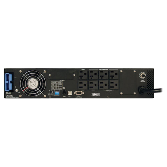 Tripp Lite by Eaton UPS TAA SmartPro 120V 2.2kVA 1.92kW Line-Interactive Sine Wave UPS 2U Extended Run Network Card Options LCD USB DB9 - Thumbnail 3