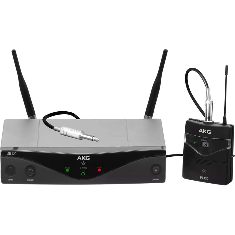AKG WMS420 Instrumental Set Professional Wireless Microphone System - Thumbnail 1