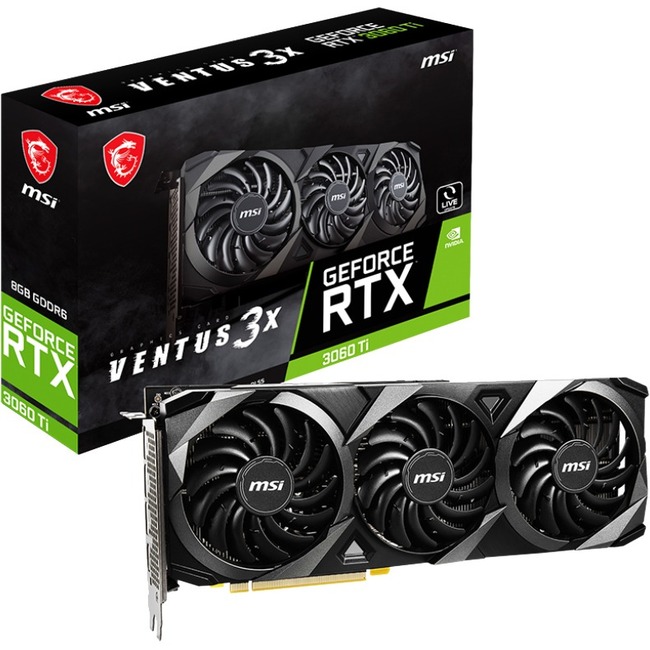MSI NVIDIA GeForce RTX 3060 Graphic Card - 8 GB GDDR6 - Thumbnail 1
