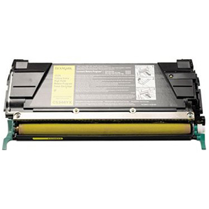 Lexmark Extra High Yield Return Program Yellow Toner Cartridge - Thumbnail 1