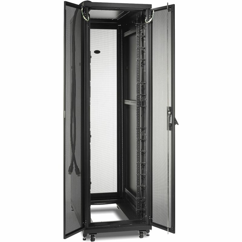 NetShelter SV 42U 600mm Wide x 1060mm Deep Enclosure without Sides Black - Thumbnail 3