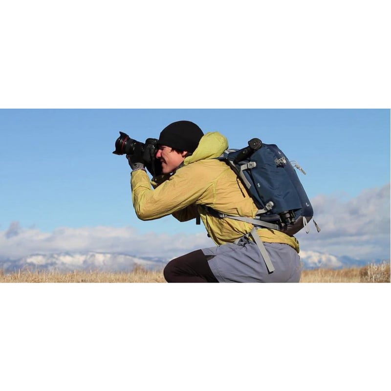 Lowepro Flipside Sport Carrying Case (Backpack) Camera, Accessories, Tripod, Bottle, Lens, Camera Flash, Monopod, Cable, Memory Card - Orange, Light Gray - Thumbnail 2