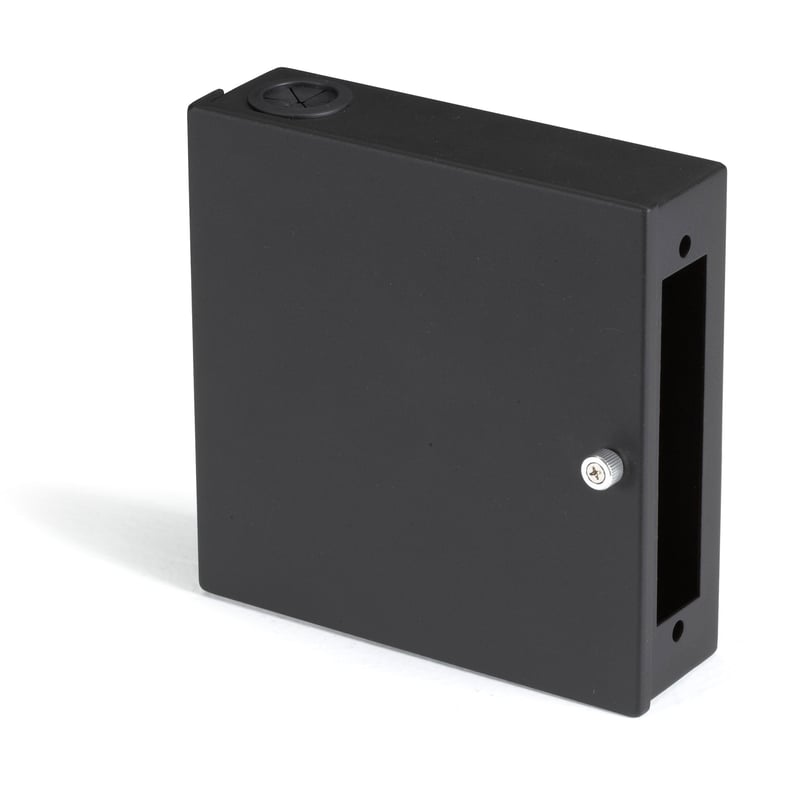Black Box Mini Wallmount Fiber Enclosure, One Adapter Panel, Non-Locking - Thumbnail 1