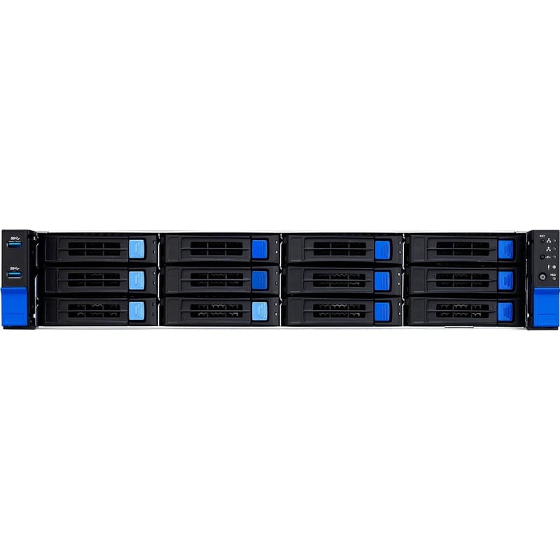 Mitac Transport SX TS65-B8036 Barebone System - 2U Rack-mountable - Socket SP3 - 1 x Processor Support - Thumbnail 2