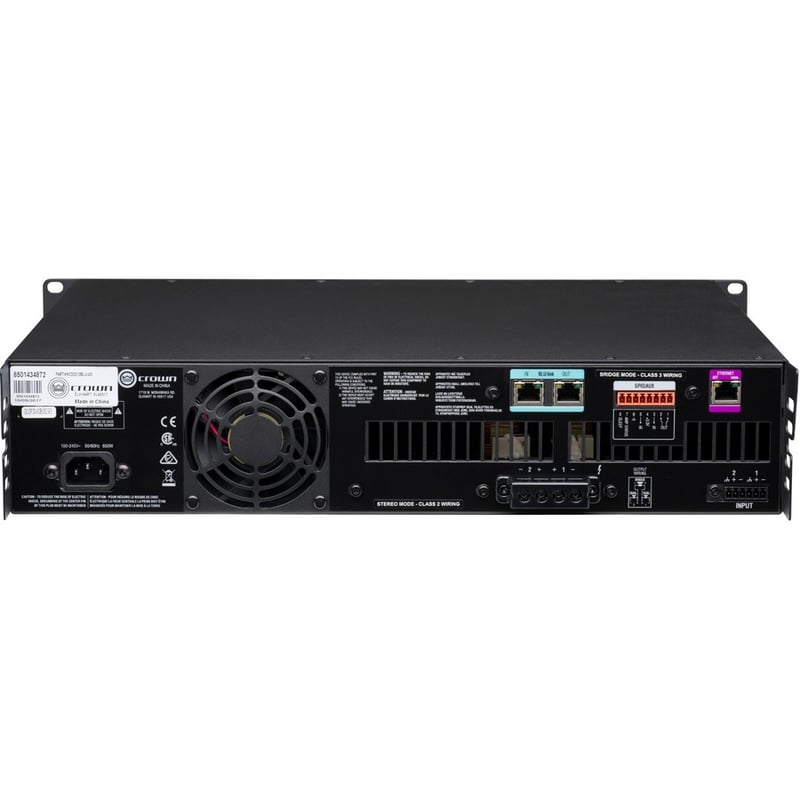 Crown CDi DriveCore 2|1200BL Amplifier - 2400 W RMS - 2 Channel - Thumbnail 2