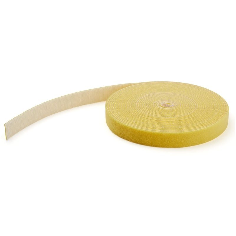 StarTech.com 25ft. Hook and Loop Roll - Yellow - Cable Management (HKLP25YW) - Thumbnail 1