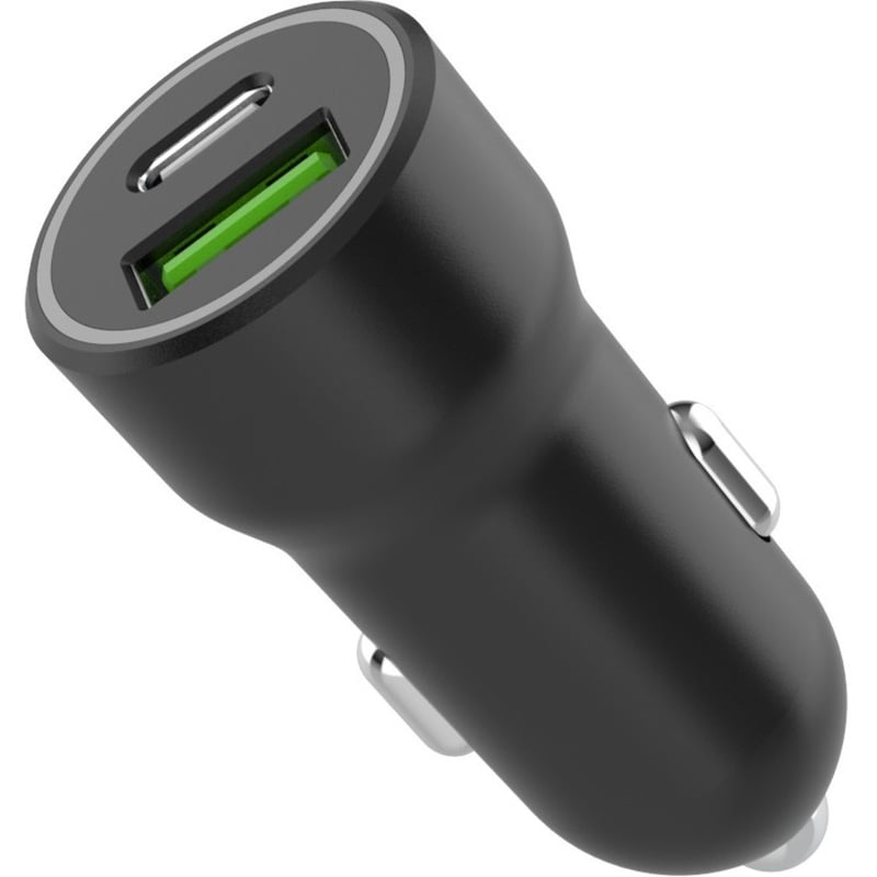 4XEM Dual USB Car Charger Adapter A/C - Black - Thumbnail 5