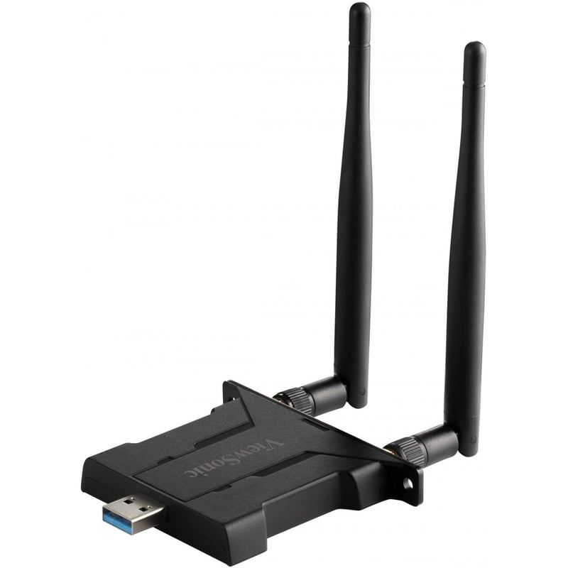 ViewSonic VB-WIFI-005 IEEE 802.11 a/b/g/n/ac/ax Bluetooth 5.0 Dual Band Wi-Fi/Bluetooth Combo Adapter for Interactive Display - Thumbnail 2