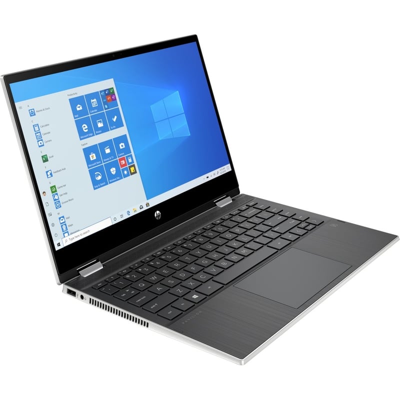 HP Pavilion x360 14-dw1079nr 14" Touchscreen Convertible 2 in 1 Notebook - Full HD - Intel Core i5 11th Gen i5-1135G7 - 8 GB - 256 GB SSD - English Keyboard - Natural Silver - Thumbnail 2