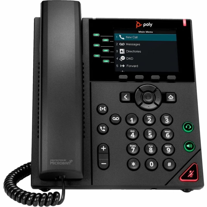 HP POLY VVX 350 6-IP PH POE-E - Thumbnail 2