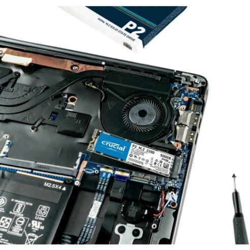 CRUCIAL 250GB CRUCIAL P2 SSD 3D NAND NVME PCIE M.2 2400MB/S - Thumbnail 2