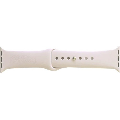 OTM University of Mississippi Silicone Apple Watch Band, Classic - Thumbnail 1