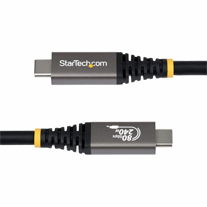 1.5FT USB4 CABLE BLACK USB-IF CERTIFIED 8K120/DP2.1/240W/80GBPS - Thumbnail 5