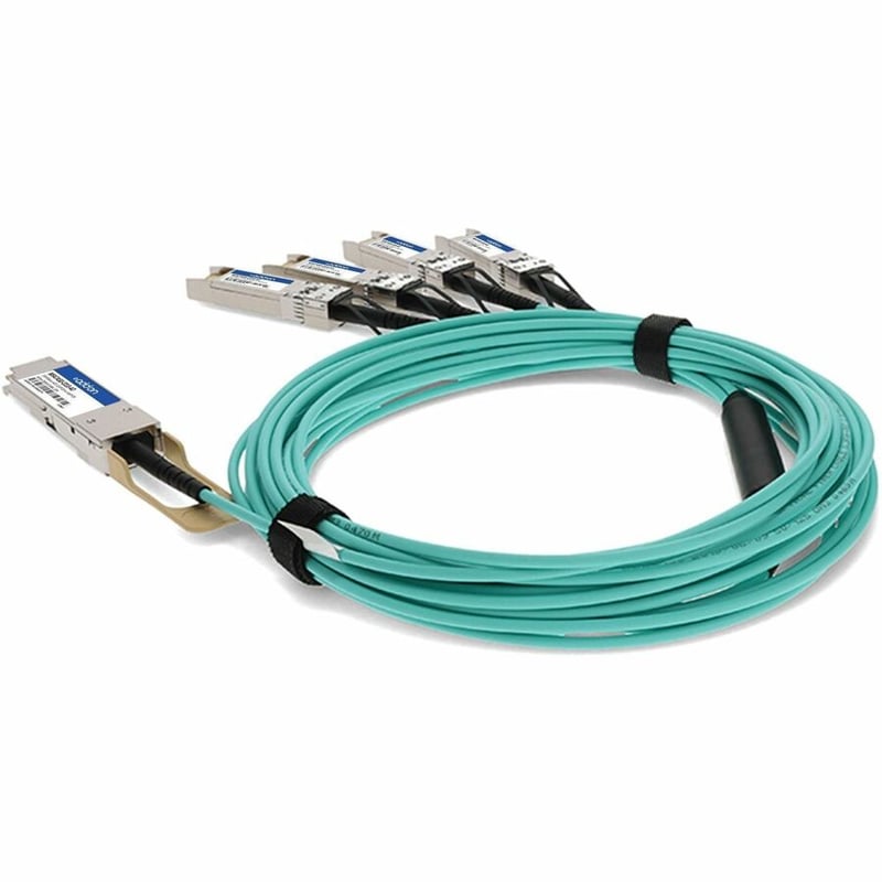 AddOn Mellanox® MFA7A50-C010 Compatible 100GBase-AOC QSFP28 to 4xSFP28 Active Optical Cable (850nm, MMF, 10m) - Thumbnail 3