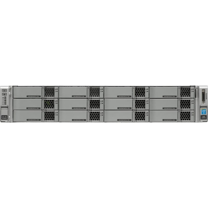 Cisco C240 M4 2U Rack Server - Intel Xeon E5-2650 v4 2.20 GHz - 256 GB RAM - 12Gb/s SAS, Serial ATA Controller - Thumbnail 2