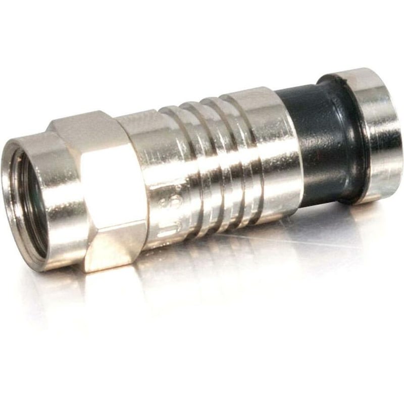 C2G RG59 Compression F-Type Connector with O-Ring - 10pk - Thumbnail 1