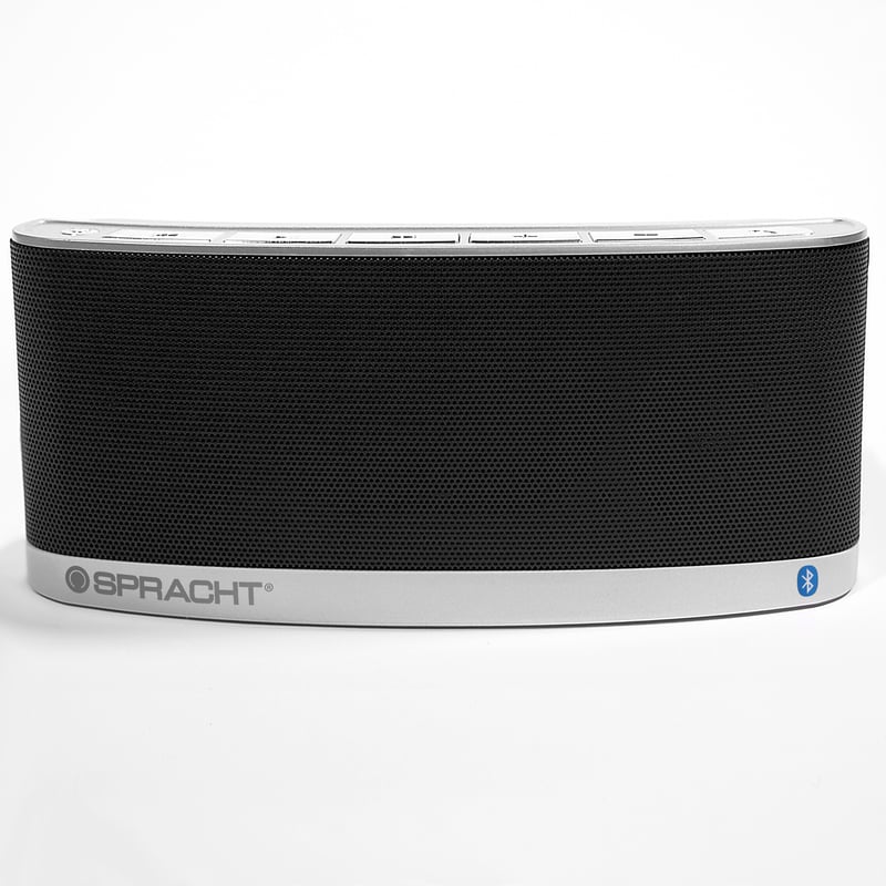 Spracht Blunote2.0 Portable Bluetooth Speaker System - 10 W RMS - Black - Thumbnail 1