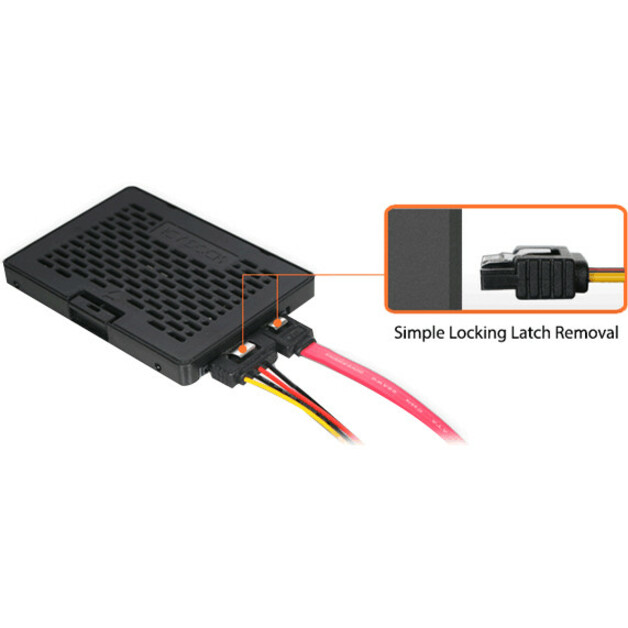 Icy Dock EZConvert MB703M2P-B M.2 SATA SSD to 2.5" SATA SSD Converter Adapter - Thumbnail 2