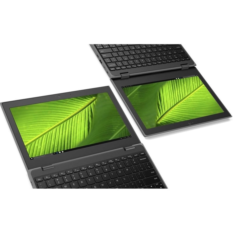 Lenovo 100e Windows 2nd Gen 81M8007JUS 11.6" Netbook - HD - 1366 x 768 - Intel Celeron N4120 Quad-core (4 Core) 1.10 GHz - 4 GB Total RAM - 4 GB On-board Memory - 128 GB SSD - Black - Thumbnail 4