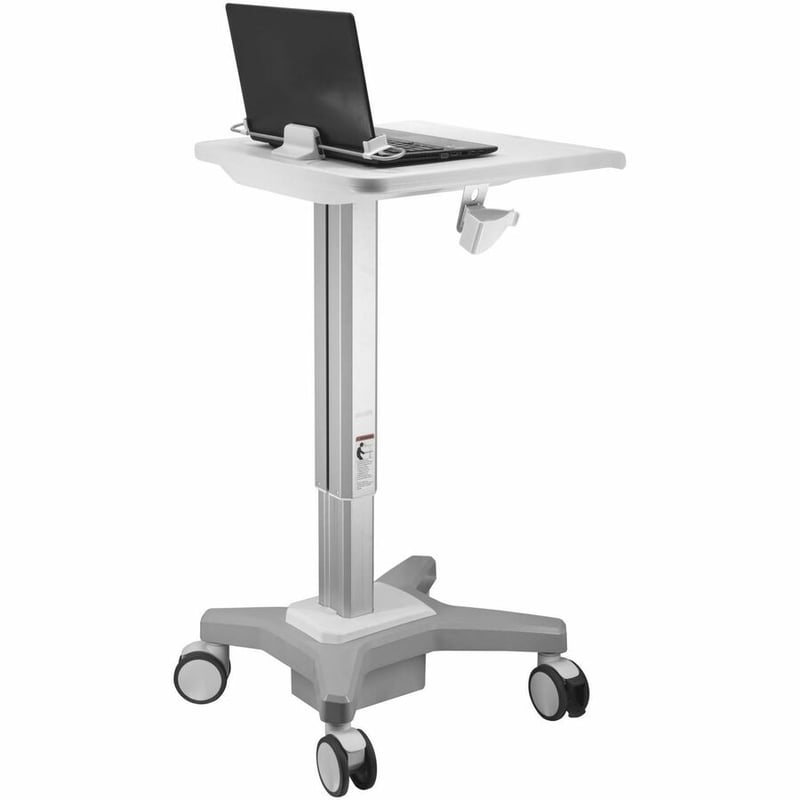 LIGHT PEDESTAL MEDICAL CART (1-9.5KG) WITH LAPTOP MOUNT - Thumbnail 4