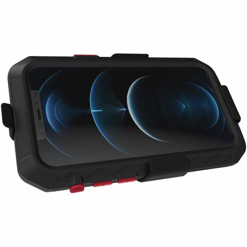 The Joy Factory aXtion Extreme Rugged Carrying Case (Holster) Apple iPhone 12 Smartphone - Thumbnail 5