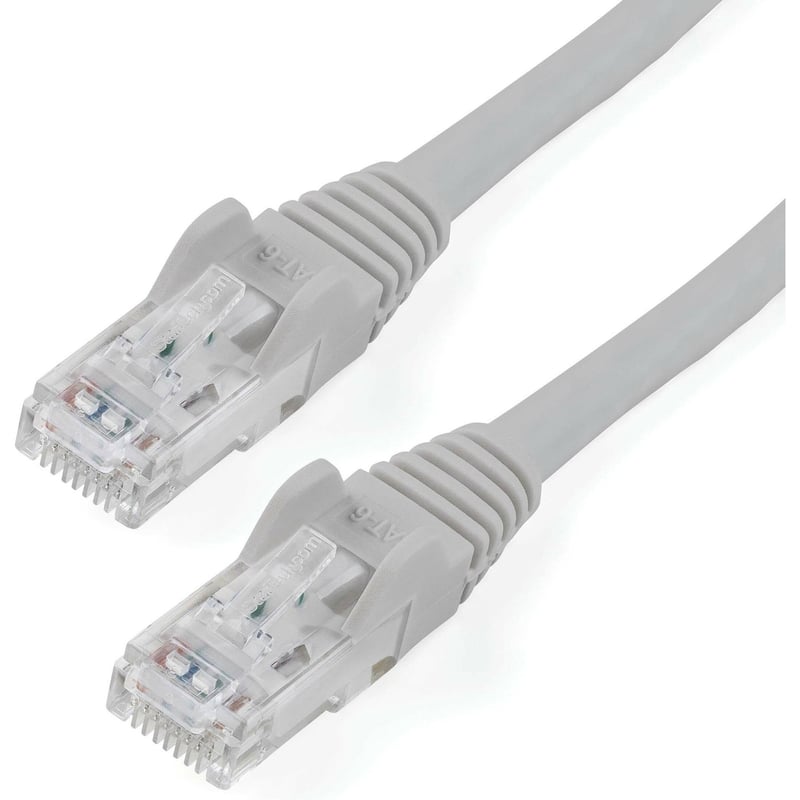 StarTech.com 1ft CAT6 Ethernet Cable - Gray Snagless Gigabit - 100W PoE UTP 650MHz Category 6 Patch Cord UL Certified Wiring/TIA - Thumbnail 1