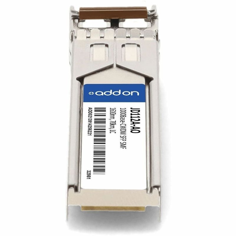 AddOn HP® JD112A Compatible TAA Compliant 1000Base-CWDM SFP Transceiver (SMF, 1610nm, 70km, LC) - Thumbnail 4