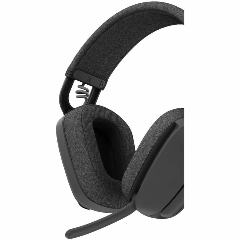 Logitech Zone Vibe 100 Lightweight Wireless Over-Ear Headphones, Graphite, 981-001256 - Thumbnail 3