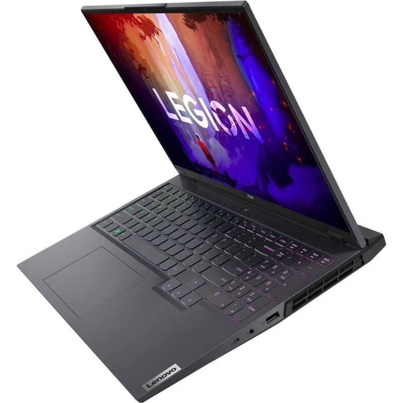 Lenovo Legion 5 Pro 16ARH7H 82RG0004US 16" Gaming Notebook - WQXGA - 2560 x 1600 - AMD Ryzen 7 6800H Octa-core (8 Core) 3.20 GHz - 32 GB Total RAM - 1 TB SSD - Storm Gray - Thumbnail 4