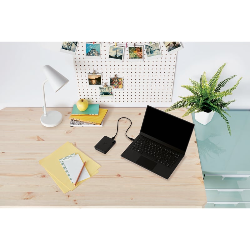WD Elements SE WDBEPK0020BBK-WESN 2 TB Portable Hard Drive - External - Black - Thumbnail 2