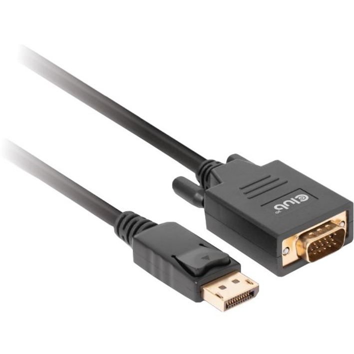 Club 3D DisplayPort to VGA Cable M/M 2m/6.56ft 28AWG - Thumbnail 2
