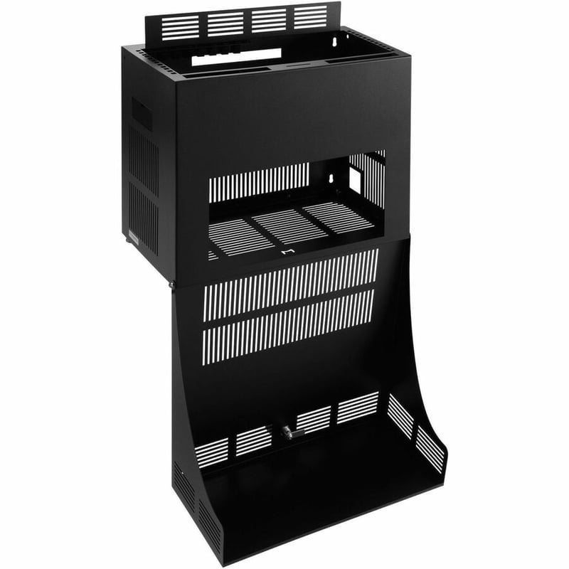 EAGLERACK CLOSED WITH LOCK - 4U BLACK - Thumbnail 2