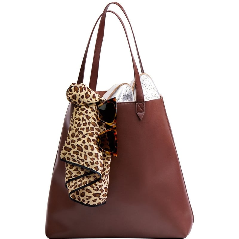 MADE EASY LEATHER TOTE BROWN - Thumbnail 4