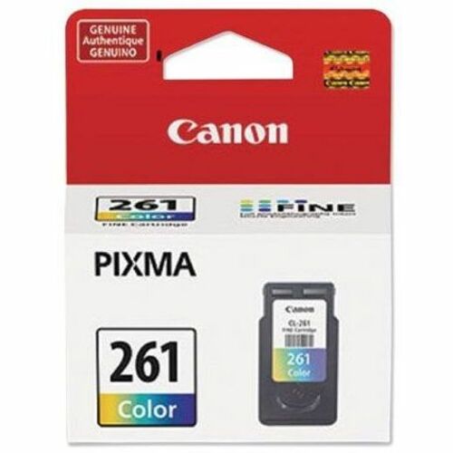 Canon CL-261 Original Inkjet Ink Cartridge - Color - 1 Pack - Thumbnail 1