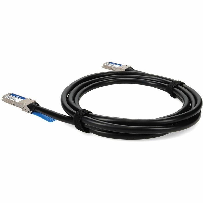 AddOn Cisco® Compatible TAA 40GBase-CU QSFP+ to QSFP+ Direct Attach Cable (Passive Twinax, 2m, Infiniband FDR10, 30AWG, LSZH) - Thumbnail 3