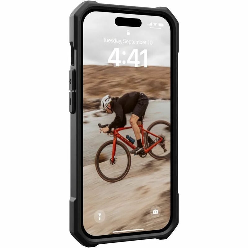 UAG RUGGED CASE FOR IPHONE 13 14 15 -ESSENTIAL ARMOR W/MAGSAFE- BLACK - Thumbnail 4
