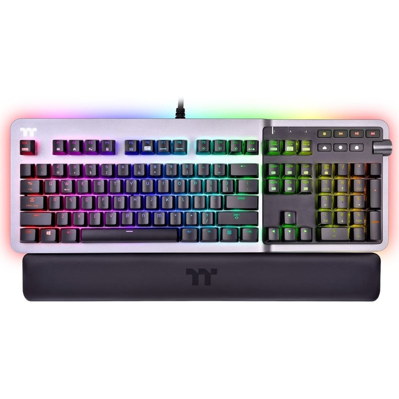 Thermaltake ARGENT K5 RGB Gaming Keyboard Cherry MX Speed Silver - Thumbnail 2