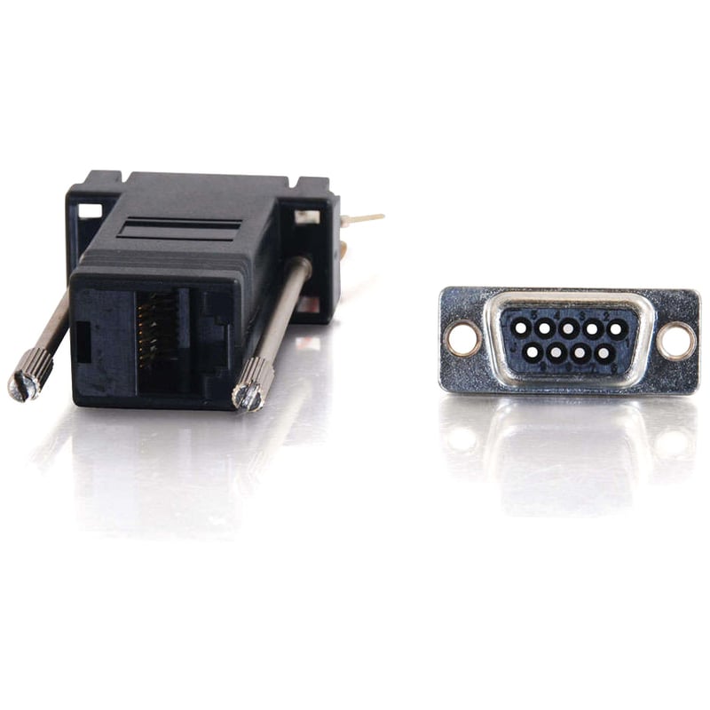 MODULAR ADAPTER - RJ-45 LEFT CONNECTOR - FEMALE LEFT GENDER - DB9 RIGHT CONNECTO - Thumbnail 4