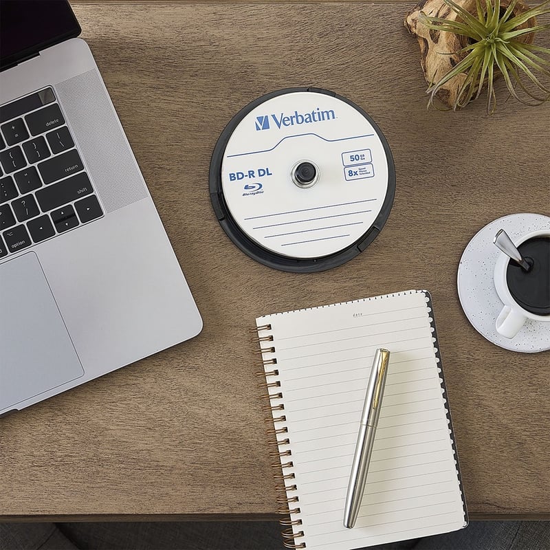 Verbatim BD-R DL 50GB 8X Verbatim, Hard Coat, 25pk Spindle - Thumbnail 3