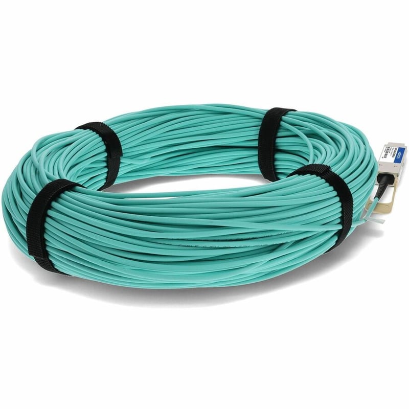 AddOn Cisco® QSFP-100G-AOC100M Compatible TAA Compliant 100GBase-AOC QSFP28 to QSFP28 Direct Attach Cable (850nm, MMF, 100m) - Thumbnail 5