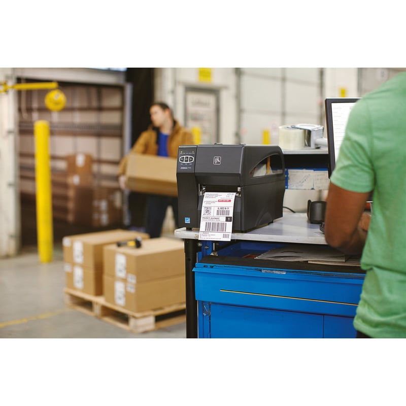 Zebra ZT220 Industrial Direct Thermal Printer - Monochrome - Label Print - Fast Ethernet - USB - Serial - Thumbnail 4