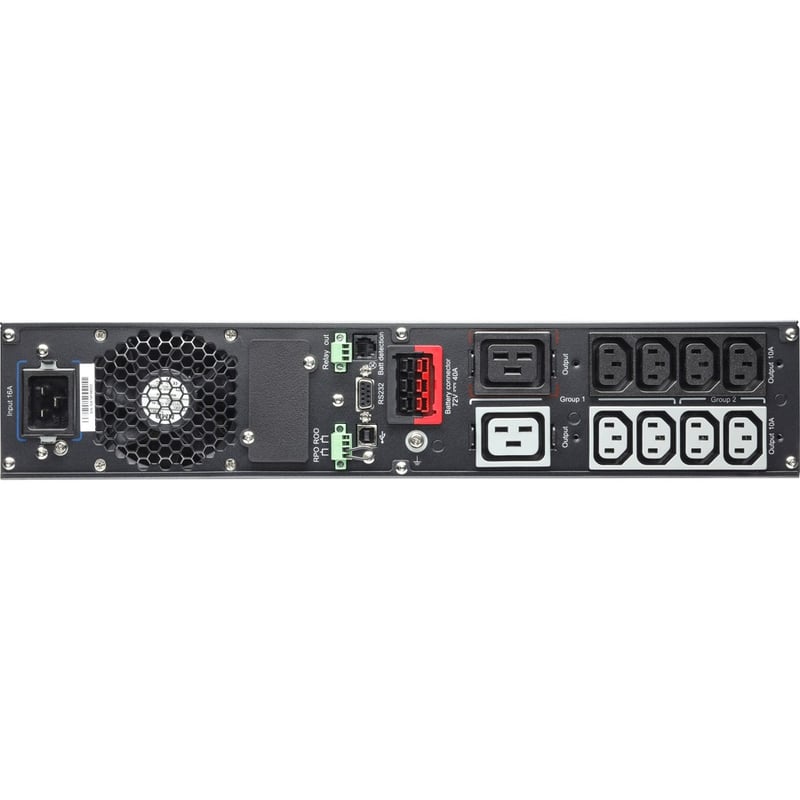 Eaton 9PX 2200VA 2000W 208V Online Double-Conversion UPS - L6-20P, 8 C13, 2 C19 Outlets, Cybersecure Network Card Option, Extended Run, 2U Rack/Tower - Thumbnail 3