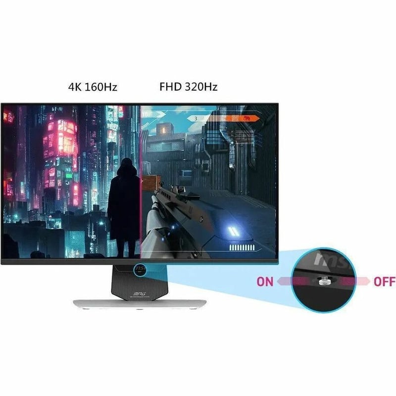 MPG 274URDFW E16M FLAT GAMING WHITE RGB RAPID IPS 3840X2160 UHD - Thumbnail 3