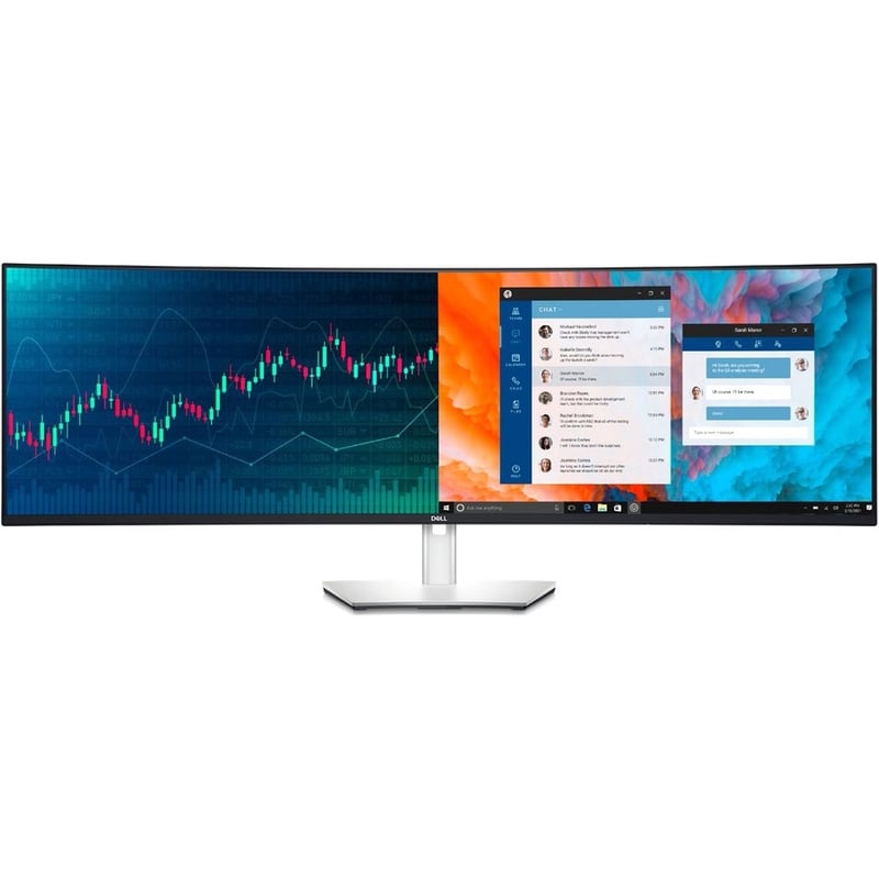 Dell UltraSharp U4924DW 49" Class Dual Quad HD (DQHD) Curved Screen LCD Monitor - 32:9 - Thumbnail 4