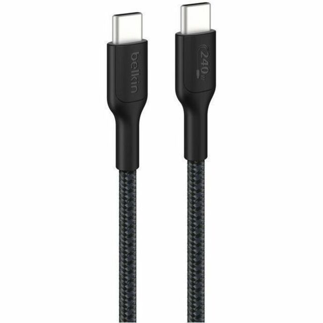 C - C CBL 240W 2.0 BRAIDED PCR 1M BLACK 15-RETAIL BOX