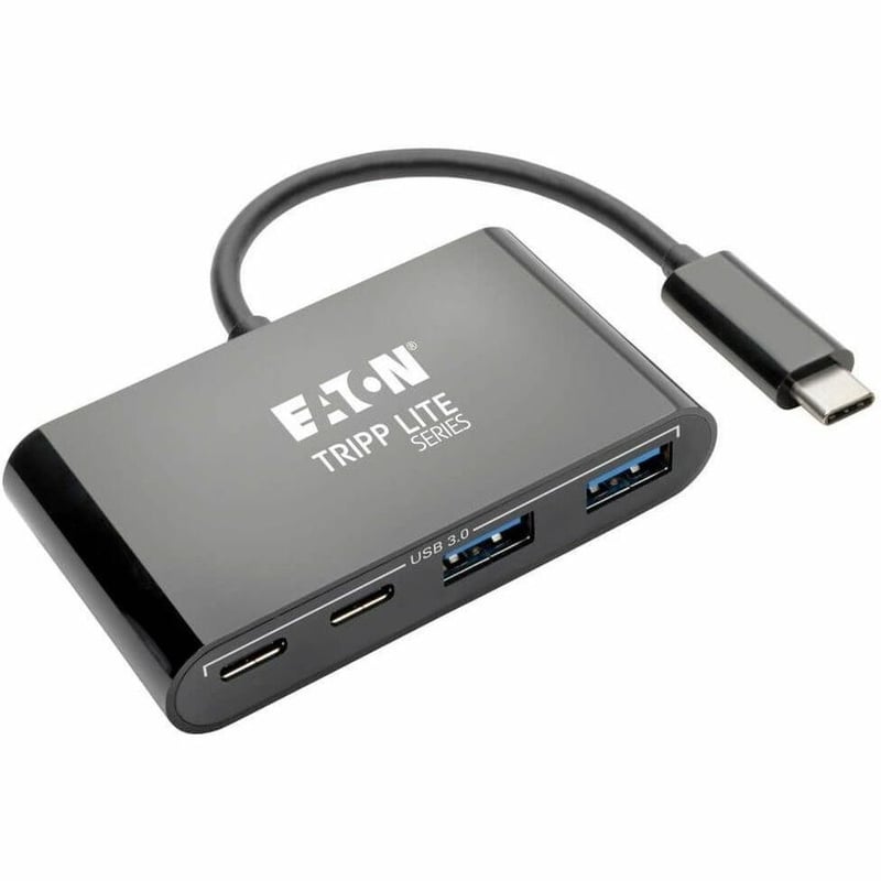 Tripp Lite by Eaton 4-Port USB-C Hub USB 3.x (5Gbps) 2x USB-A 2x USB-C Black - Thumbnail 1